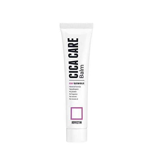 ROVECTIN] Cica Care Face Balm - Soothing and Skin Repairing Cica Cream for Acne Prone and Sensitive Skin with Calamine and Madecassoside (1.4 fl oz)