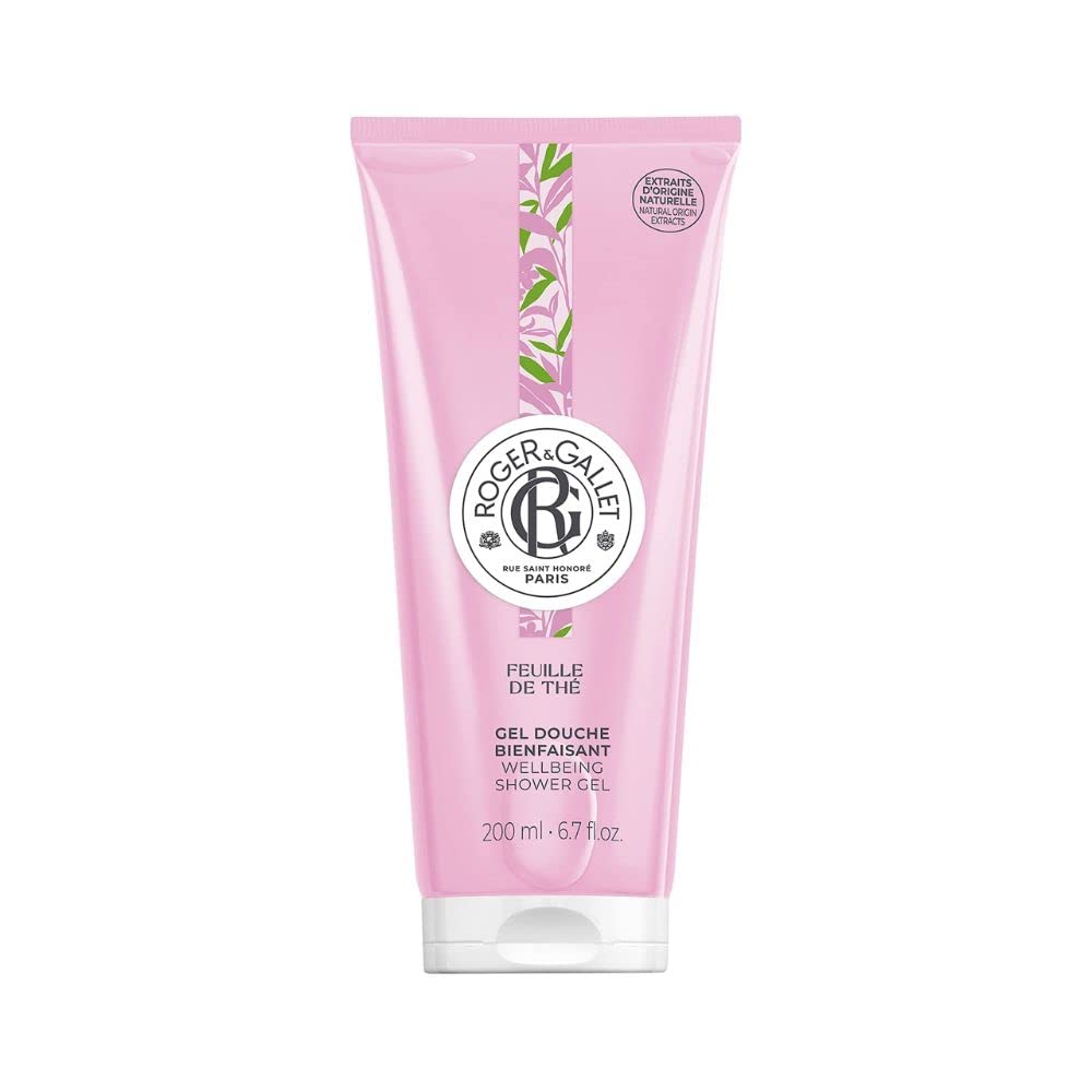 ROGER & GALLET | Body Wash & Shower Gel for Women | Feuille De Thé - Tea Leaf 6.6 Oz