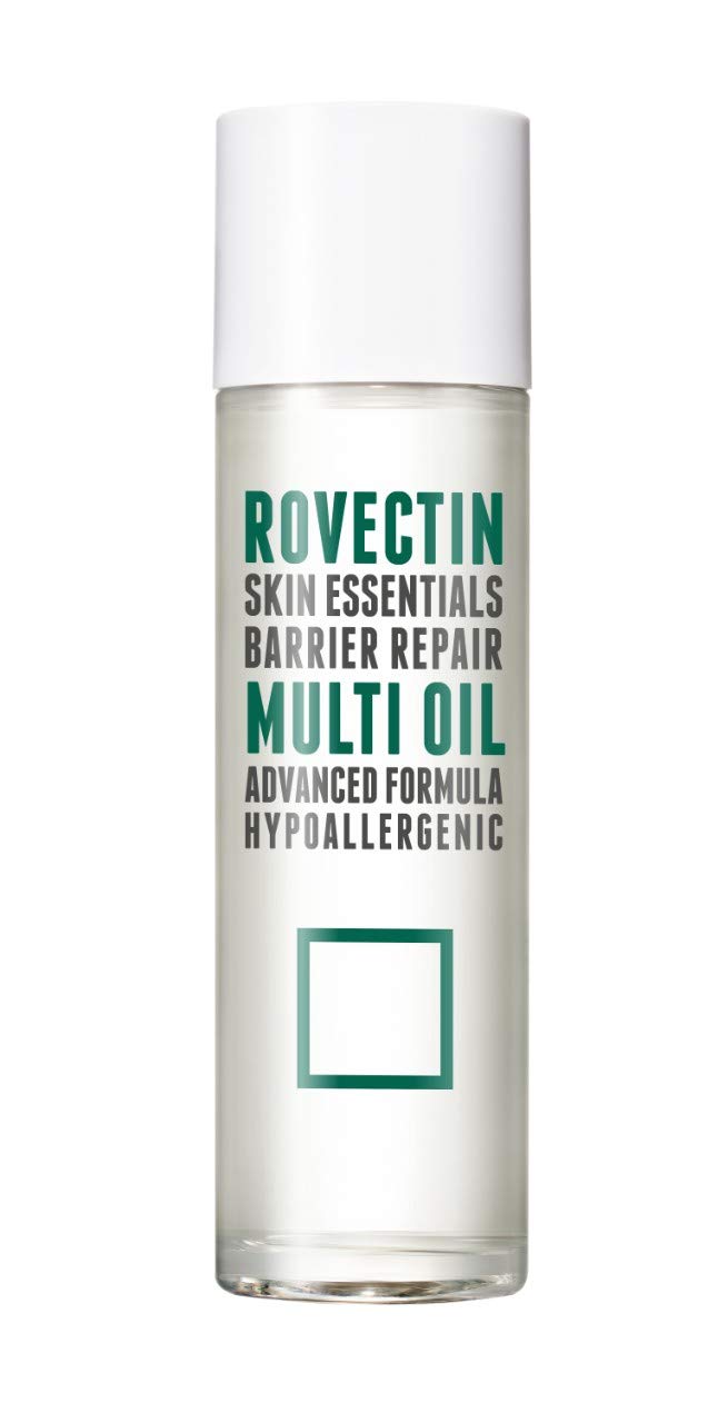 ROVECTIN] Barrier Repair Multi Oil For Face and Body - Hydrating, Anti-Aging, Skin-Repairing Multi Oil Formulated with 9 Botanical Oils - Neroli, Argan, Macademia, Jojoba, etc. (3.4 fl oz)