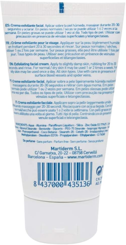 Martiderm Crema Facial Scrub Exfoliante Facial 50Ml