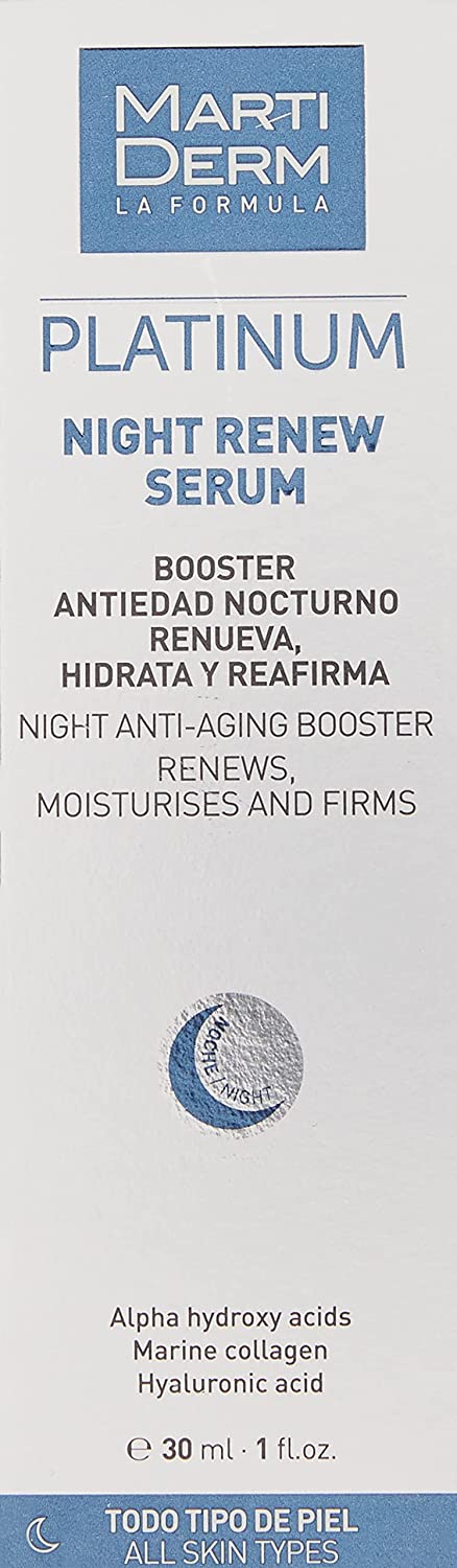 Martiderm Platinum Night Renewal Serum 30ml