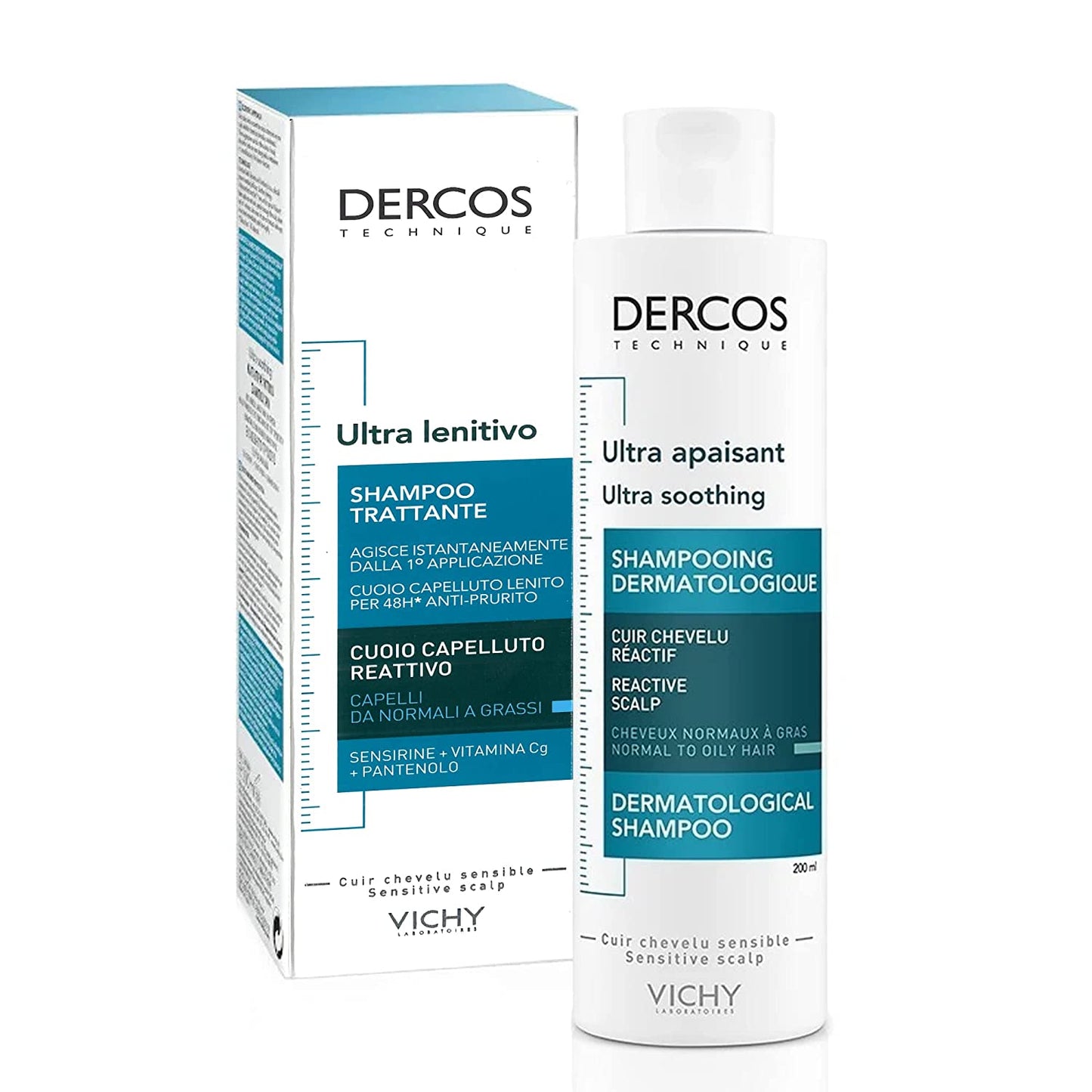 Vichy Dercos Ultra Soothing Shampoo 200 ml