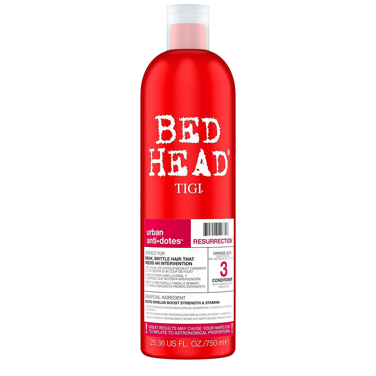 Tigi Bed Head Urban Anti+dotes Resurrection Conditioner Damage Level 3, 25.36-Ounce